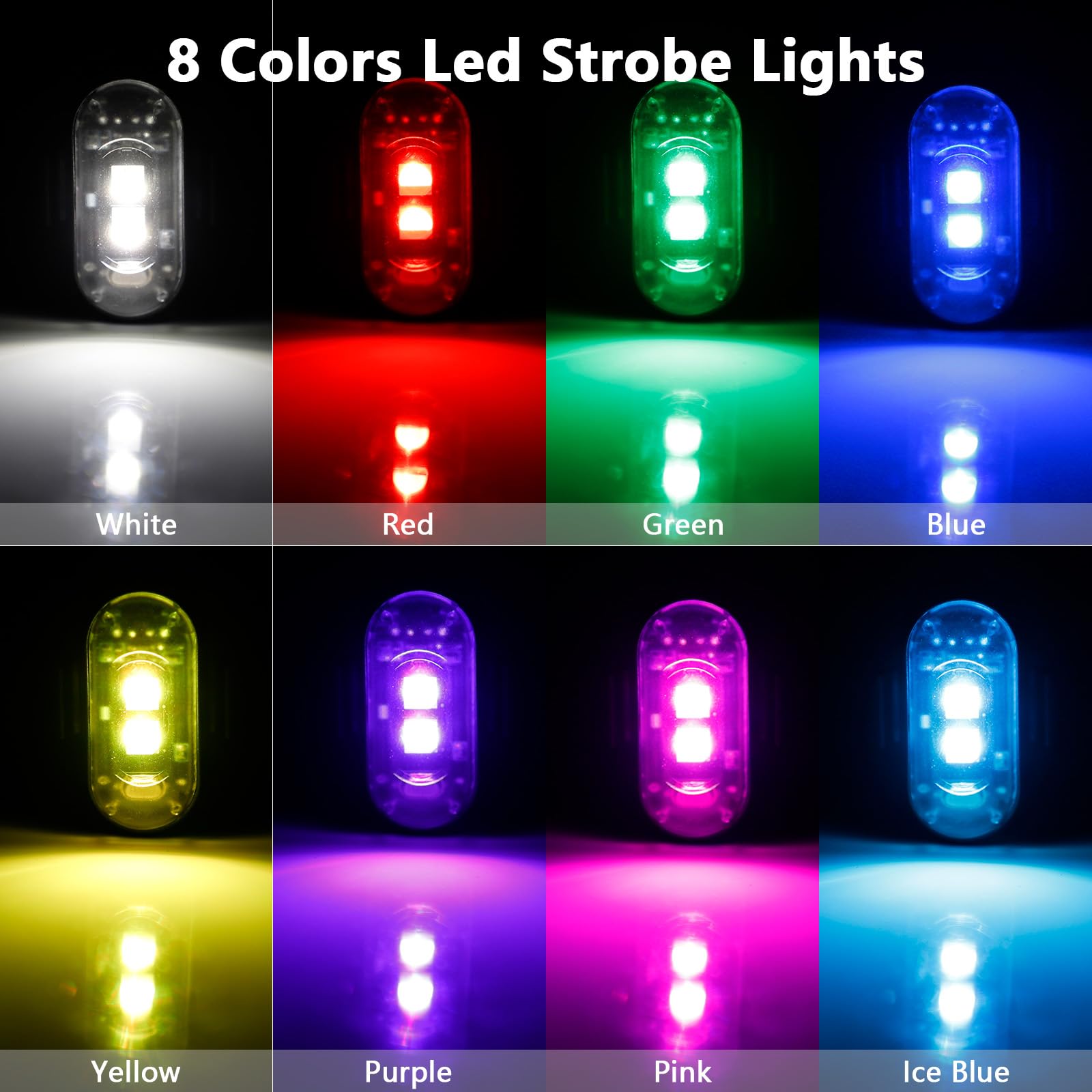 4 Pcs Led Strobe Lights with R - Drone Strobe Light recension och pris