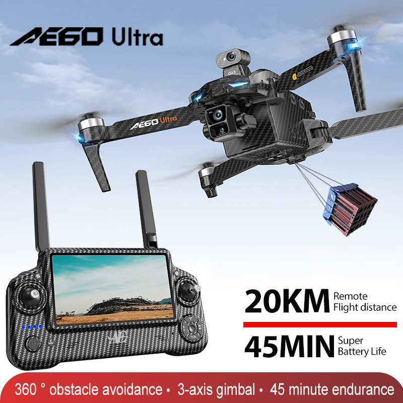 AE60 GPS Drone Professional 8K - Drone Power Bank recension och pris